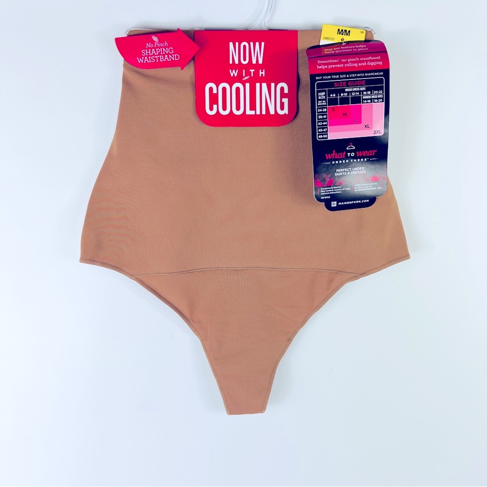 Maidenform High Waist Shapewear Thong Panty NWT
